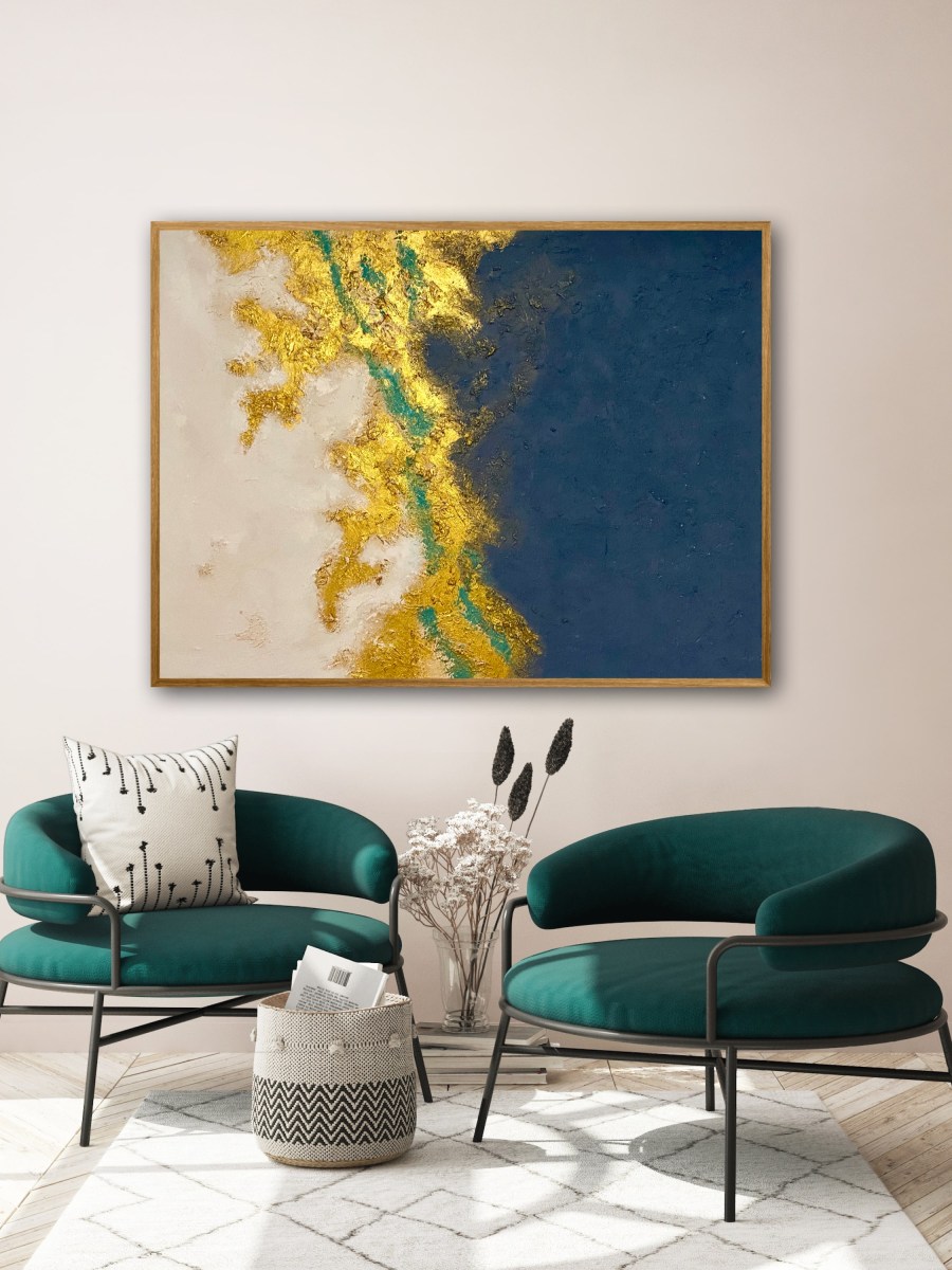 Experience the Gold Coast: A Journey Through My Textured&nbsp;Painting